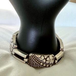 Brighton Istanbul Silver Plated Link Bracelet EUC Retired Design